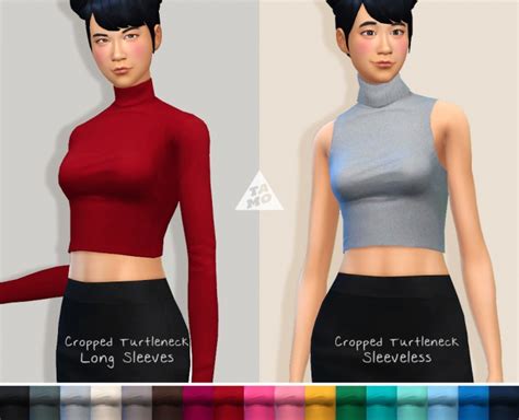 sims 4 skirt and turtleneck